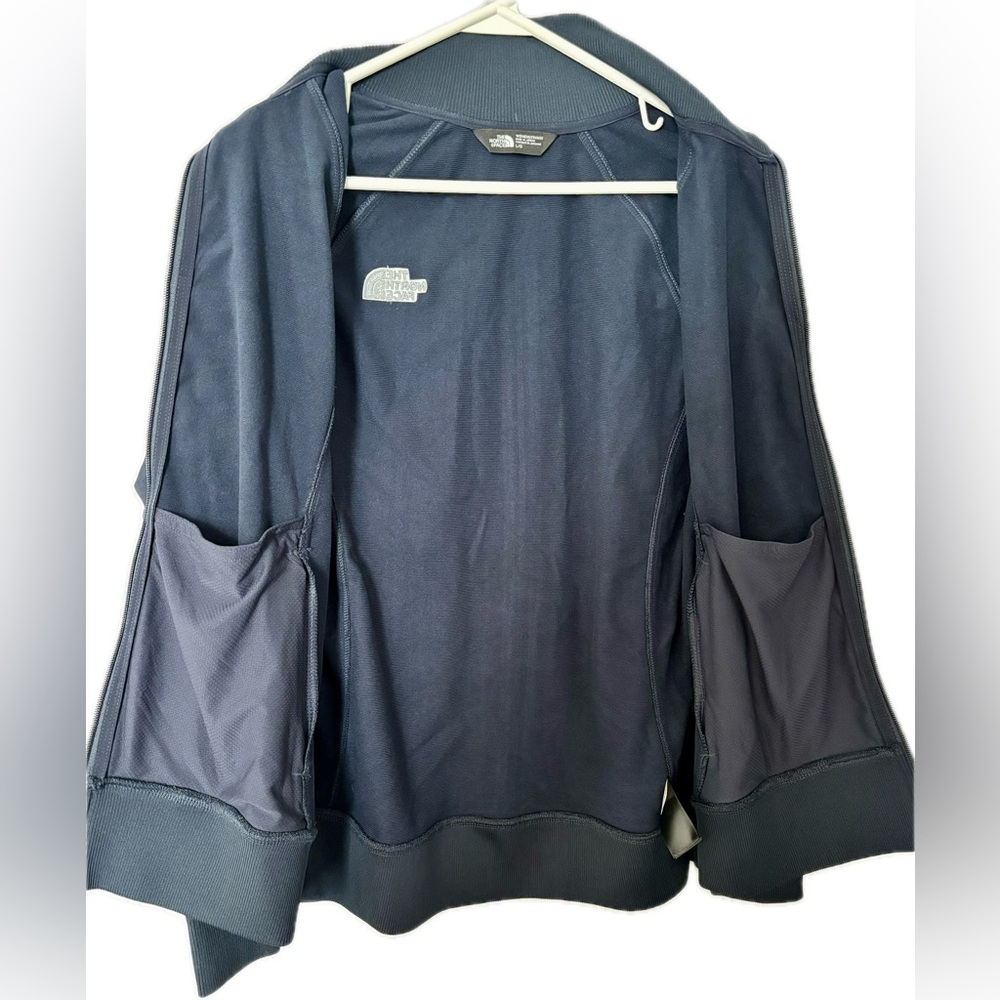 NWT North Face Women’s Tech Full Zip Fleece Jacket - L - Urban Navy - Picture 9 of 16